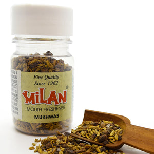 Milan Mukhwas - 1 Bottles - No Artificial sweeteners - No Supari - Contains Traditional Ingredients Like saunf, kharek, elaichi and Mint |