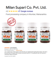 Load image into Gallery viewer, Milan Sugandhi Supari - 4 Bottles (75g each) - Original Classic Flavour - Fine Quality Since 1962 - FREE SHIPPING