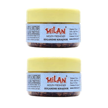 Load image into Gallery viewer, Milan Sugandhi Khajoor 30g - Easy to Chew - Small Pieces - Original Classic Taste - Contains No Supari - Pack of 2 Dibbis (Free Shipping!)