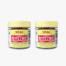 Load image into Gallery viewer, Jhankar Flavoured Dry Dates - Crunchy, Minty &amp; Sweet - A Standout Flavour - No Added Sugar - No Supari - 2 Containers