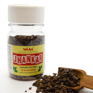 Jhankar Flavoured Dry Dates - 1 Bottle - No Sugar Added - Crunchy and Minty Sweet