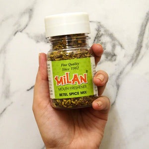 Milan Betel Spice Mix - 1 Bottle - Sweet & Spiced Breath freshener - No Added sugars - No Supari |