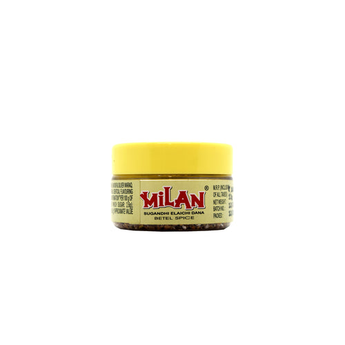 Milan Sugandhi Elaichi Dana - Betel Spice - Minty Fresh -Coated with Silver waraq - Flavoured Cardamom - Elaichi mukhwas