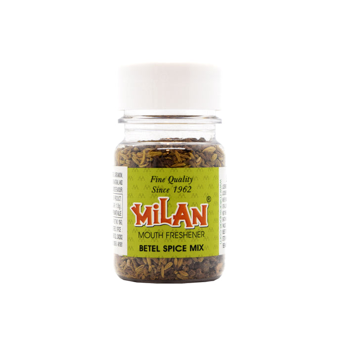 Milan Betel Spice Mix - 1 Bottle - Sweet & Spiced Breath freshener - No Added sugars - No Supari |