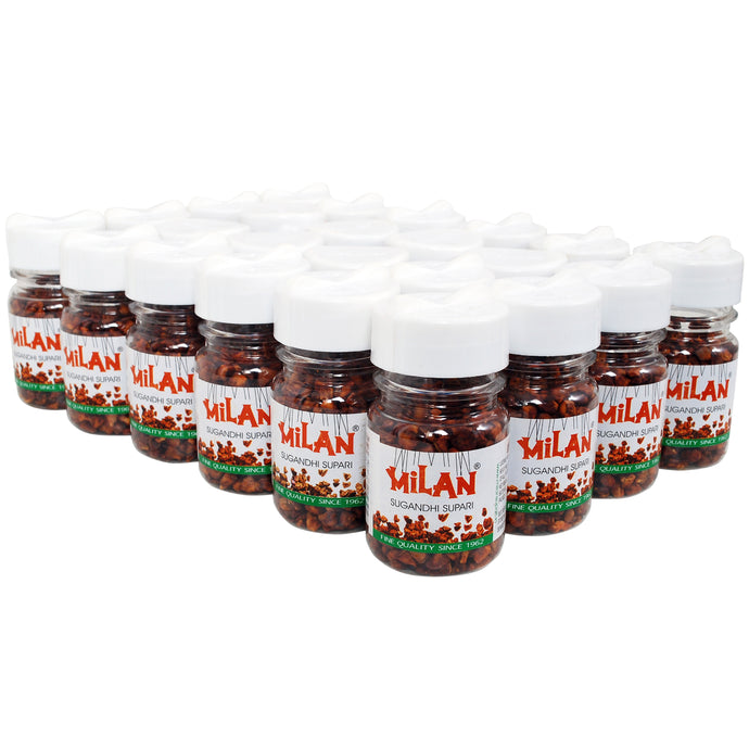 Milan Sugandhi Supari - 24 Bottles (Store Pack)