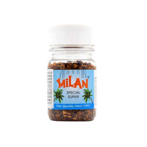 Milan Special Supari - 1 Bottle - Small and Soft Pieces - Burst of Flavours - Fine Quality Since 1962 - Mouth freshener - Supari mukhwas - After Meal Snack