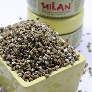 MILAN SUGANDHI ELAICHI DANA - With Silver Waraq - Fresh & Fragrant - Sweetens your mouth & cleans your breath - Convenient pack - 4 Containers (12g each) - FREE SHIPPING