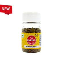 Load image into Gallery viewer, Emesko Pumpkin Seeds - 1 Bottle - Salted - Roasted - Simple Evening Snack
