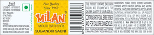 Milan Sugandhi Saunf - Traditional Indian Digestive - Refined Flavour - After Meal Treat - 4 Bottles - FREE SHIPPING